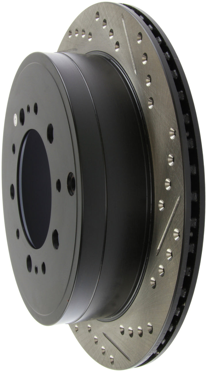 StopTech Slotted & Drilled Sport Brake Rotor - Bull Strap
