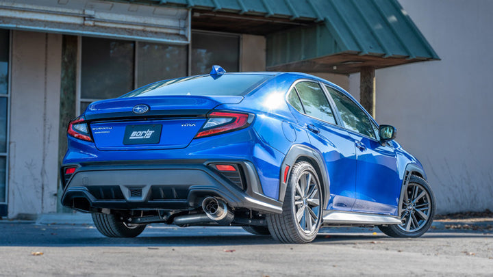 Borla 22-24 Subaru WRX ATAK Cat Back Exhaust - Bull Strap