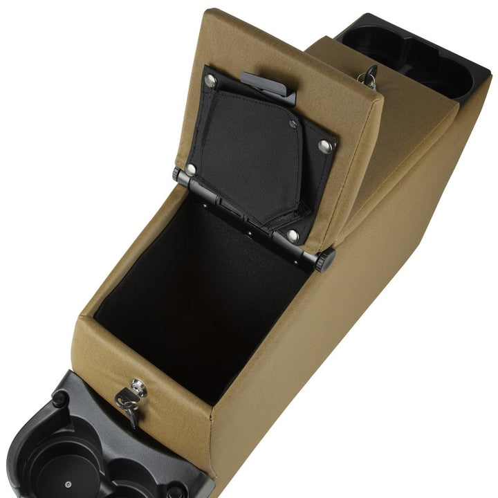 Rampage 1976-1983 Jeep CJ5 Deluxe Locking Center Console - Spice - Bull Strap