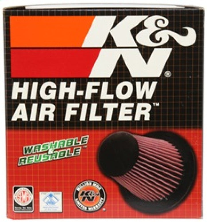 K&N Universal Clamp-On Air Filter 6in FLG / 7-1/2in B / 5in T / 6-1/2in H - Bull Strap