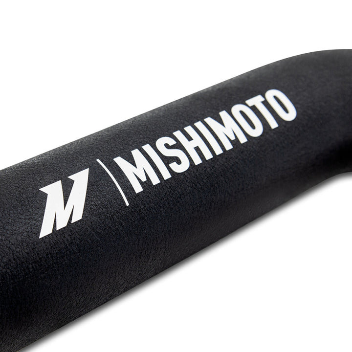 Mishimoto 99-03 Ford 7.3L Powerstroke PSD Black Intercooler Kit w/ Black Pipes - Bull Strap