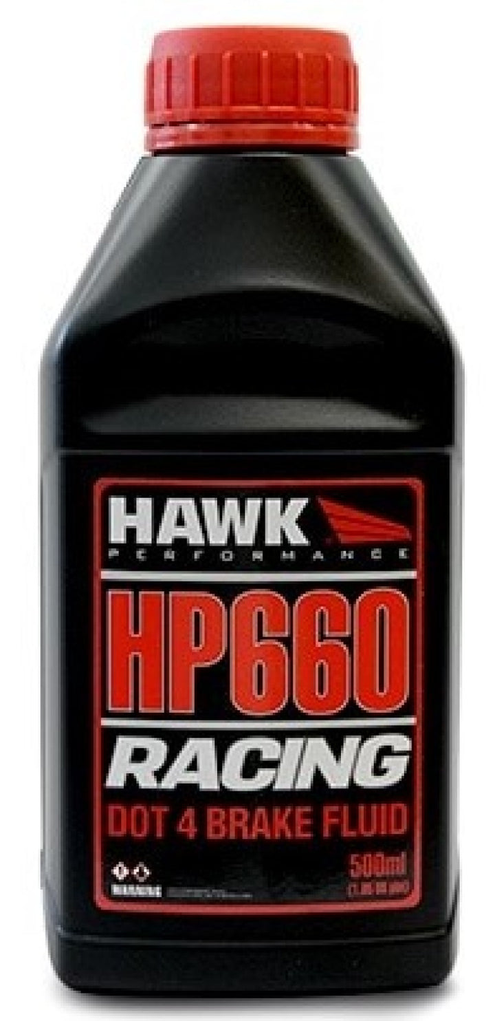 Hawk Performance Race DOT 4 Brake Fluid - 500ml Bottle - Bull Strap