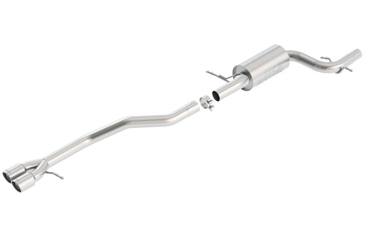 Borla 12 Volkswagen Jetta GLI Sedan 2.0L 4cyl SS Catback Exhaust - Bull Strap