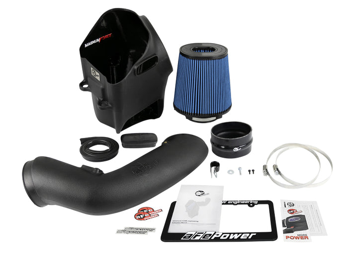 aFe Magnum FORCE Stage-2 Pro 5R Cold Air Intake System 17-18 Ford Diesel Trucks V8-6.7L (td) - Bull Strap