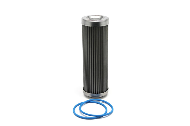 Fuelab 6 Micron Micro-Fiberglass Replacement Element - 5in w/2 O-Rings & Instructions - Bull Strap