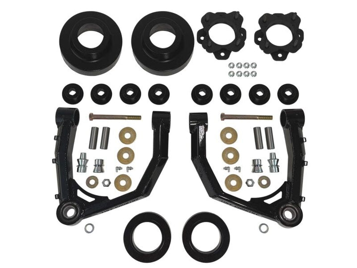 Tuff Country 2022+ Toyota Tundra / 2023+ Sequoia 3in Lift w/ Boxed Uni-Ball Control Arms (No Shocks) - Bull Strap
