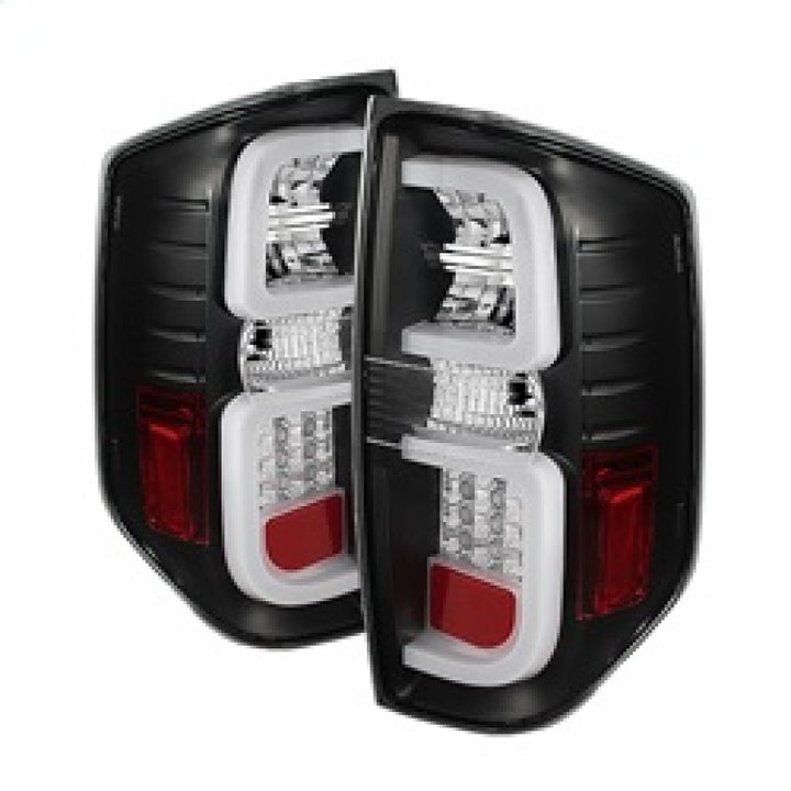 Spyder Toyota Tundra 2014-2016 Light Bar LED Tail Lights Black ALT-YD-TTU14-LED-BK - Bull Strap