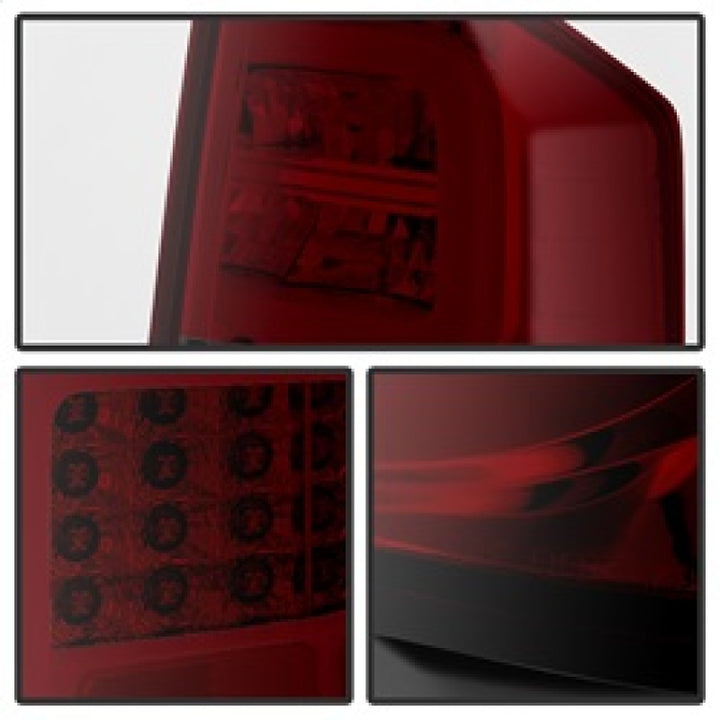 Spyder Toyota Tundra 2014-2016 Light Bar LED Tail Lights Red Smoke ALT-YD-TTU14-LED-RS - Bull Strap