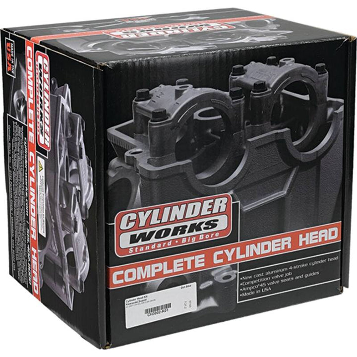 Cylinder Works 04-05 Kawasaki KX 250 F 250cc Cylinder Head Kit - Bull Strap