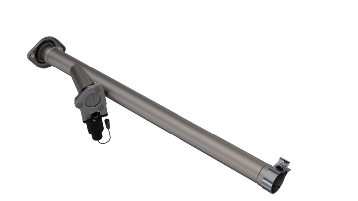 2015-2020 Ford F-150 QTP Aggressor Cutout Pipe - Bull Strap