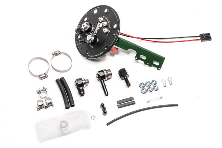 Radium Engineering 94-01 Acura Integra/ 92-00 Honda Civic Fuel Hanger For Walbro GSS342 or AEM 50-12 - Bull Strap