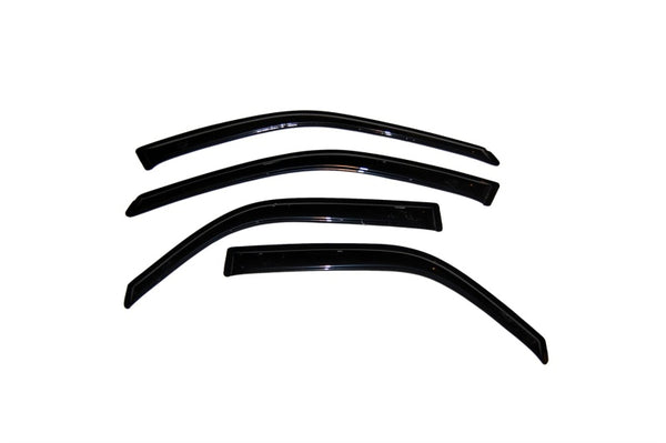 AVS 97-01 Toyota Camry Ventvisor Outside Mount Window Deflectors 4pc - Smoke - Bull Strap