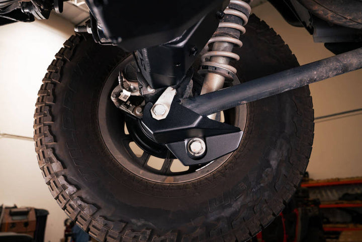 DV8 Offroad 2021-2022 Ford Bronco Rear Shock Guard Skid Plates - Bull Strap