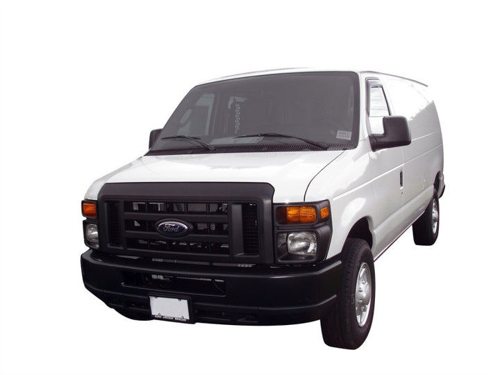 AVS 07-14 Ford E-150 Ventvisor In-Channel Window Deflectors 2pc - Smoke - Bull Strap