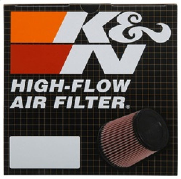 K&N Universal Rubber Filter 5in Flange ID x 6.5in Base OD x 4.5in Top OD x 4.125in Height - Bull Strap