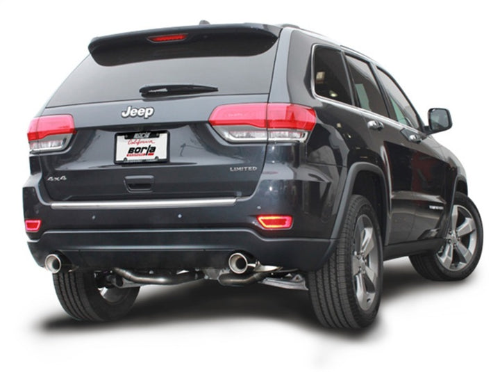 Borla 11-16 Jeep Grand Cherokee Limited/Laredo 5.7L 8cyl 4WD/RWD SS Catback Exhaust - Bull Strap