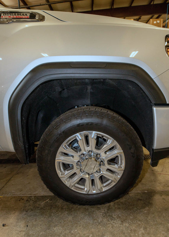 Wehrli 2020+ GMC 2500/3500HD Fender Flare Marker Light Delete Kit w/o Logo - Fine Texture Black - Bull Strap