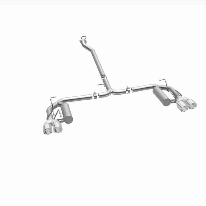 MagnaFlow 18-19 Toyota Camry XSE 2.5L (FWD) Street Series Cat-Back Exhaust w/4in Polished Quad Tips - Bull Strap