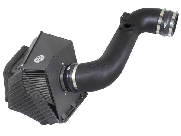 aFe Magnum FORCE Stage-2 Pro DRY S Intake System 11-15 GM Diesel Trucks V8 6.6L (td) LML - Bull Strap