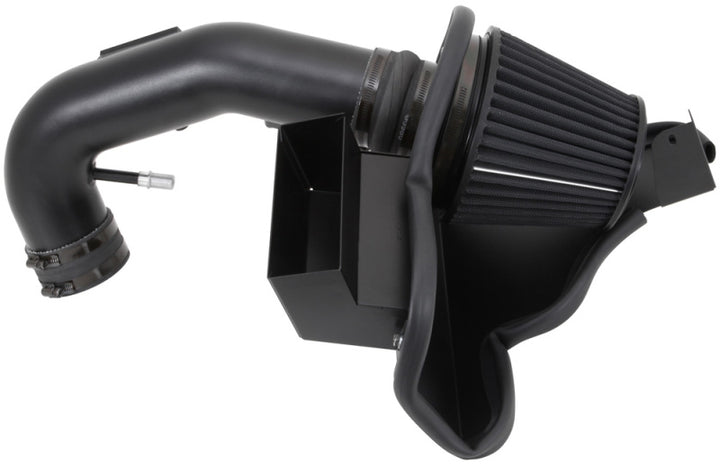 K&N 11-14 Ford Mustang GT 5.0L V8 Black Performance Intake Kit - Bull Strap