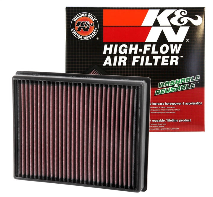 K&N 13 Ford Fusion 2.0L L4 Replacement Air Filter - Bull Strap