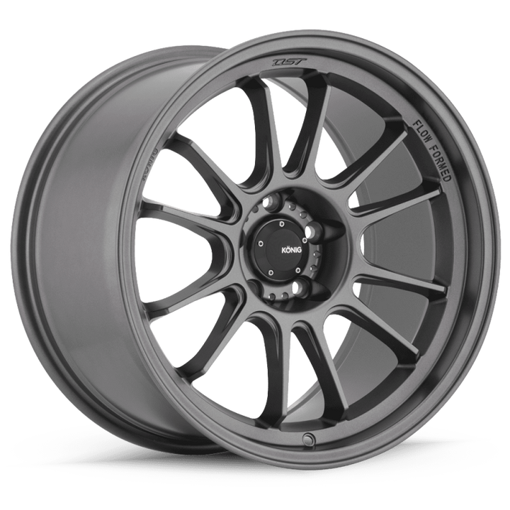 Konig Hypergram 17X9 5X112 ET42 Matte Grey Flow Formed - Bull Strap