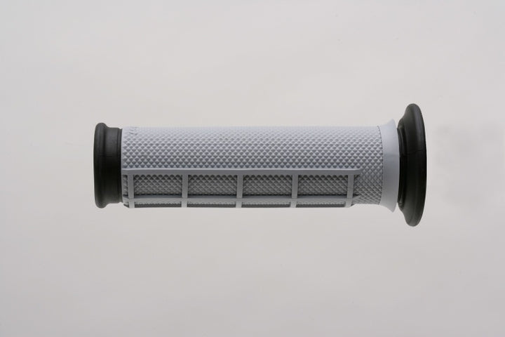 Renthal ATV Dual Compound Grips 1/2 Waffle - Black - Bull Strap