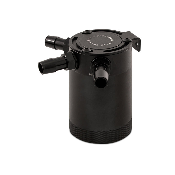 Mishimoto Compact Baffled Oil Catch Can - 3-Port - Bull Strap