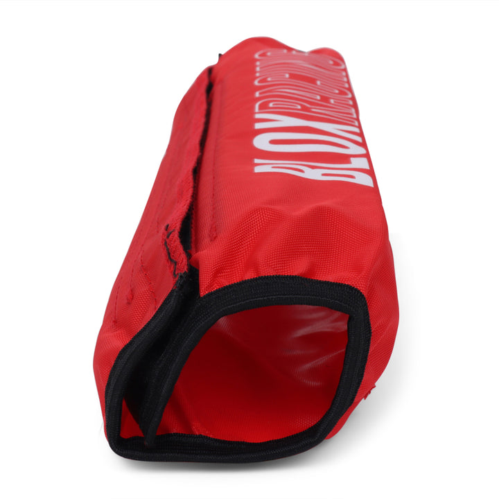 BLOX Racing Coilover Covers - Red (Pair) - Bull Strap