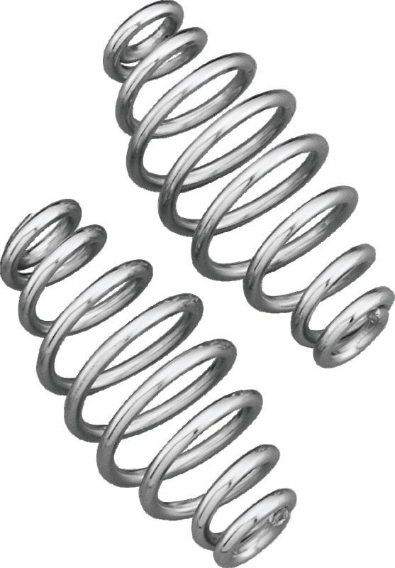 Bikers Choice 5 Inch Chrome Solo Seat Springs Universal Custom Pr - Bull Strap