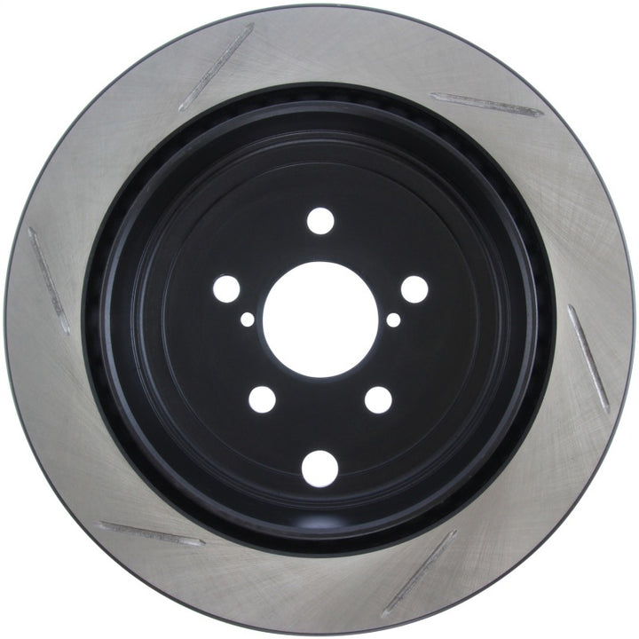 StopTech Power Slot 13 Scion FR-S / 13 Subaru BRZ Rear Left Slotted Rotor - Bull Strap