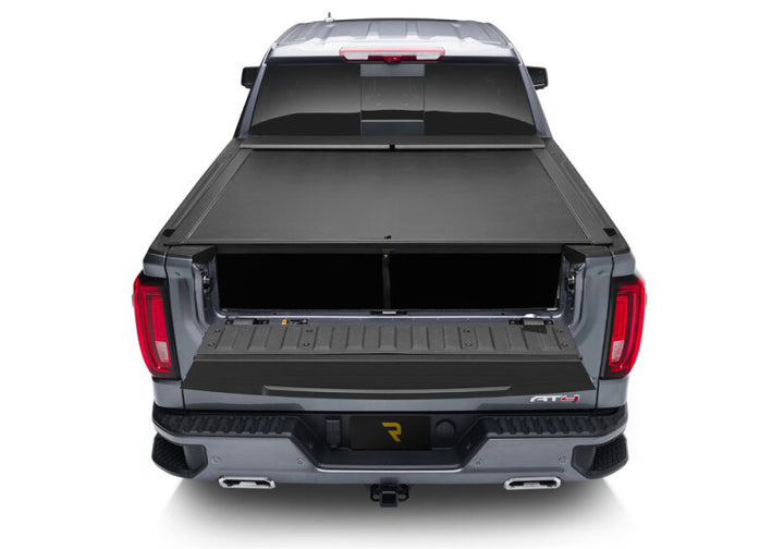 Roll-N-Lock 2020 Chevy Silverado / GMC Sierra 2500-3500 80-1/2in M-Series Retractable Tonneau Cover - Bull Strap