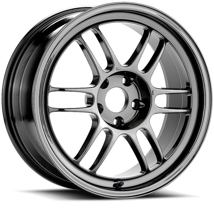 Enkei RPF1 18x9.5 5x100 38mm Offset Black Wheel - Tarmac Black Edition RPF1 - Bull Strap