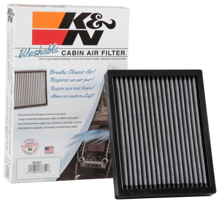 K&N 14-18 Kia Soul 1.6L/2.0L L4 Fuel Injection Cabin Air Filter - Bull Strap