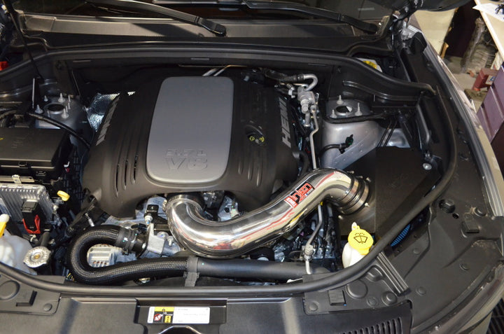 Injen 14-20 Dodge Durango R/T 5.7L V8 Polished Power-Flow Air Intake System - Bull Strap