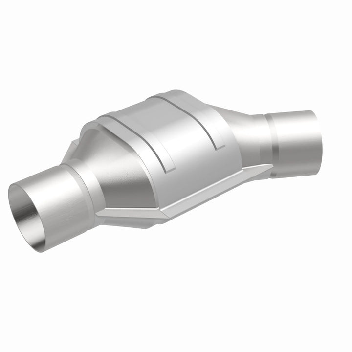 MagnaFlow Conv Universal 2.25 Angled Inlet OEM - Bull Strap