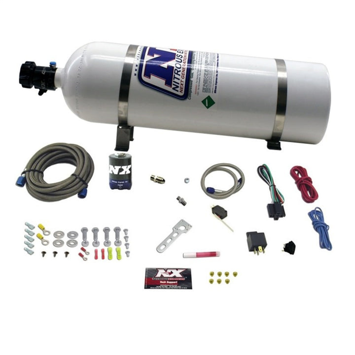 Nitrous Express Diesel Stacker 3 Nitrous Kit w/15lb Bottle - Bull Strap