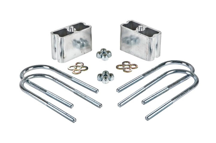 Belltech LOWERING BLOCK KIT 3inch WITH 2 DEGREE ANGLE - Bull Strap