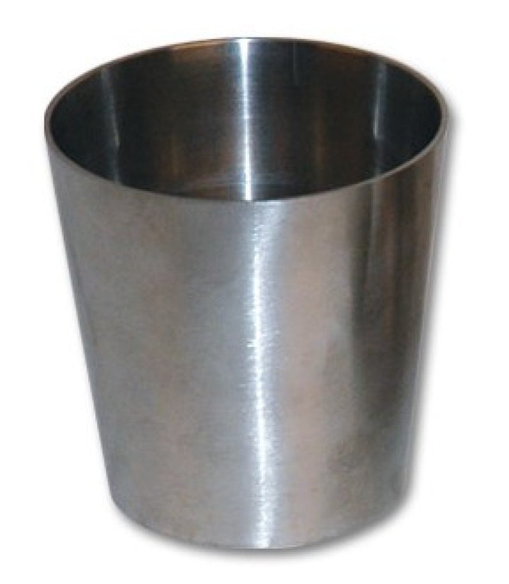 Vibrant 3.0in x 1.5in T304 Stainless Steel Straight Reducer - 6in Length - Bull Strap