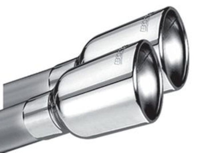Borla 2020 Chevrolet Corvette C8 6.2L ATAK 3in Exhaust System Dual Round A/C Tips 4inx 4.75in - Bull Strap