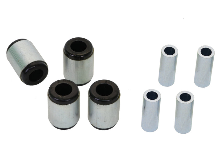 Whiteline Plus 03+ Nissan 350z / Infiniti G35 Rear Upper Inner Control Arm Bushing Kit - Bull Strap