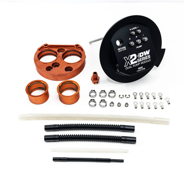 DeatschWerks 11-19 Ford Mustang X2 Series Fuel Pump Module - Bull Strap