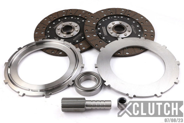 XClutch BMW 9in Twin Solid Organic Multi-Disc Service Pack - Bull Strap