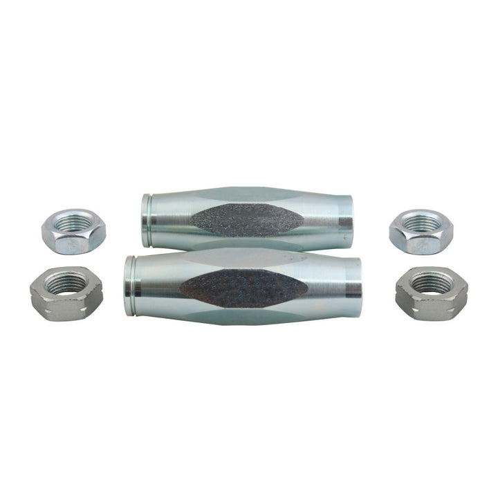 QA1 Heavy Duty Tie Rod Sleeve Kit - 5/8-18 x 4.9in Sleeve - 5/8-18 Thread x 5.65in Long w/Jam Nuts - Bull Strap