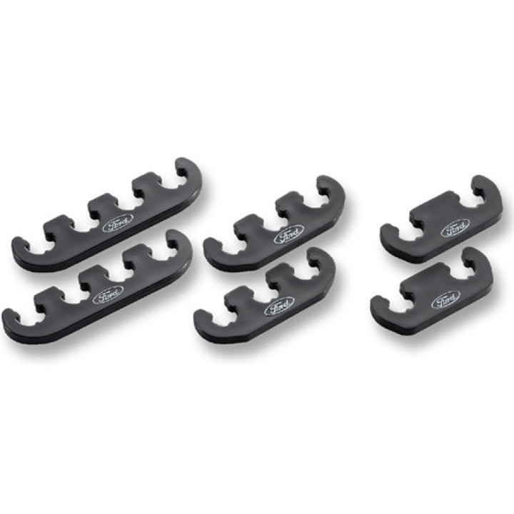 Ford Racing Wire Dividers 4 to 3 to 2 - Black w/ White Ford Logo - Bull Strap