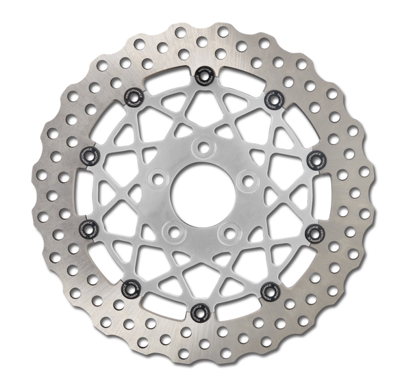 Performance Machine Disc/Carr Speedstar 320Mm X .20 Ff No O/S Front Chrome - Bull Strap