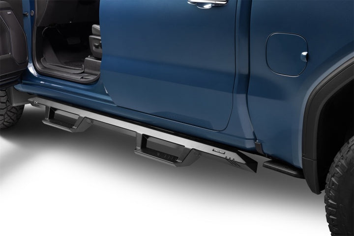 N-Fab Predator Pro 19-20 Chevy/GMC 1500 Crew Cab - Cab Length - Tex. Black - Bull Strap