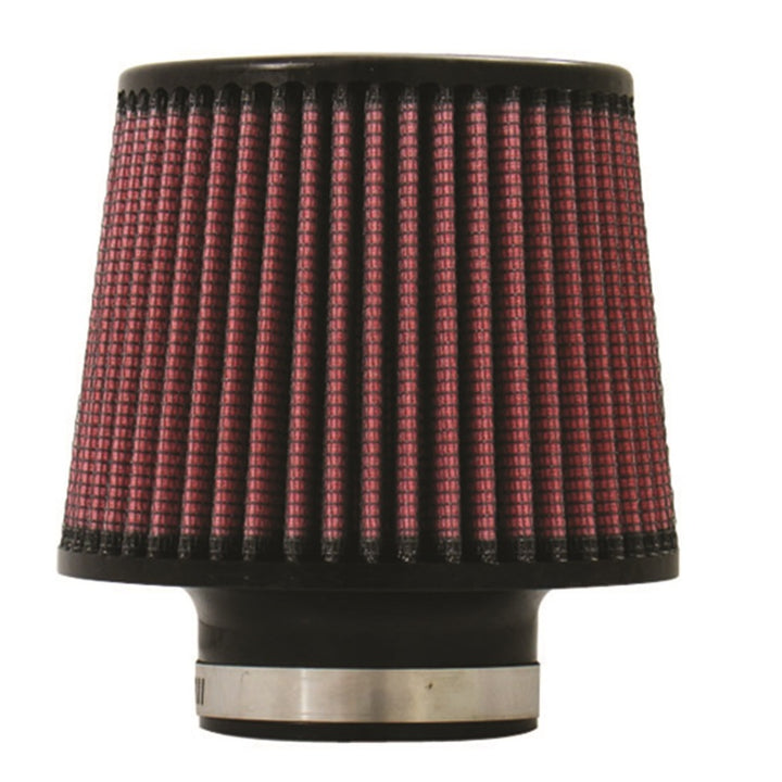 Injen High Performance Air Filter - 2.75 Black Filter 6 Base / 5 Tall / 5 Top - Bull Strap