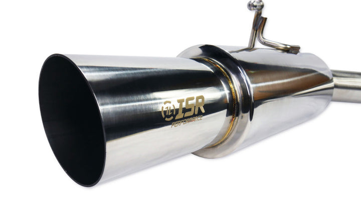ISR Performance GT Single Exhaust - Infiniti Q60 Coupe RWD - Bull Strap