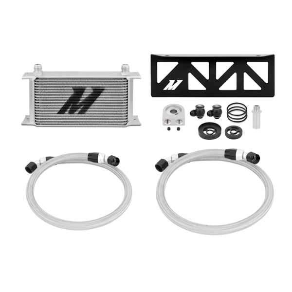 Mishimoto 13+ Subaru BRZ / 13+ Scion FR-S Oil Cooler Kit - Silver - Bull Strap